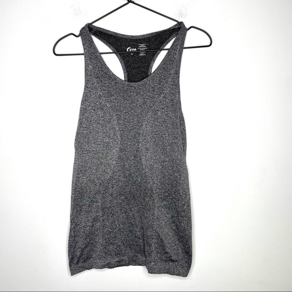 ZYIA Active Fog Copper Charged Grey Athletic Tank Top Womens M - Picture 2 of 10